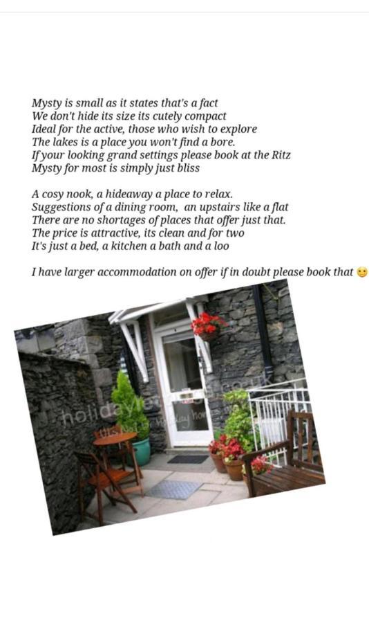 'Mysty' Studio Style Winter Deal On 3 Nights Or More Nov To Mar Windermere Eksteriør bilde
